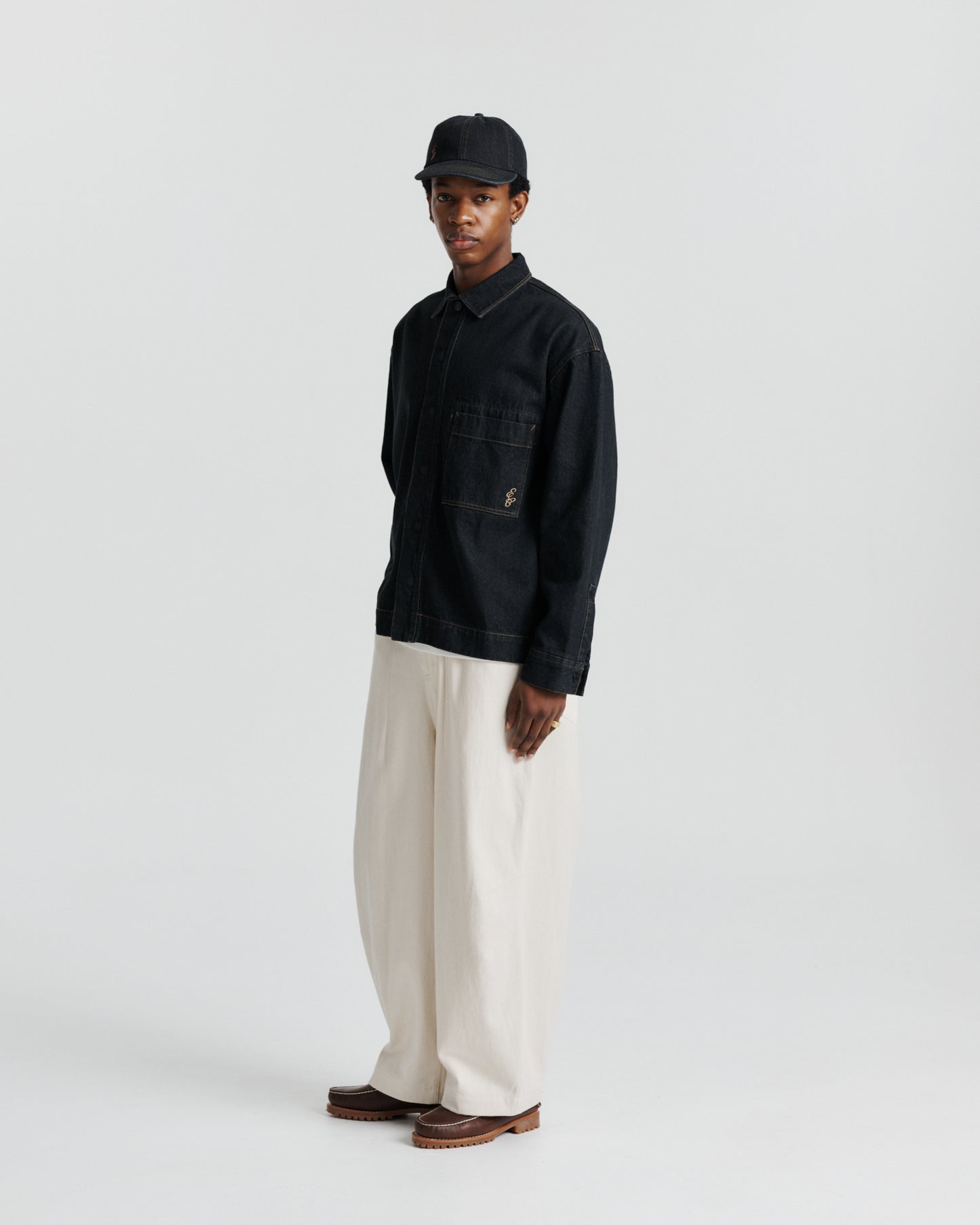 Button Denim Shirt - Raw