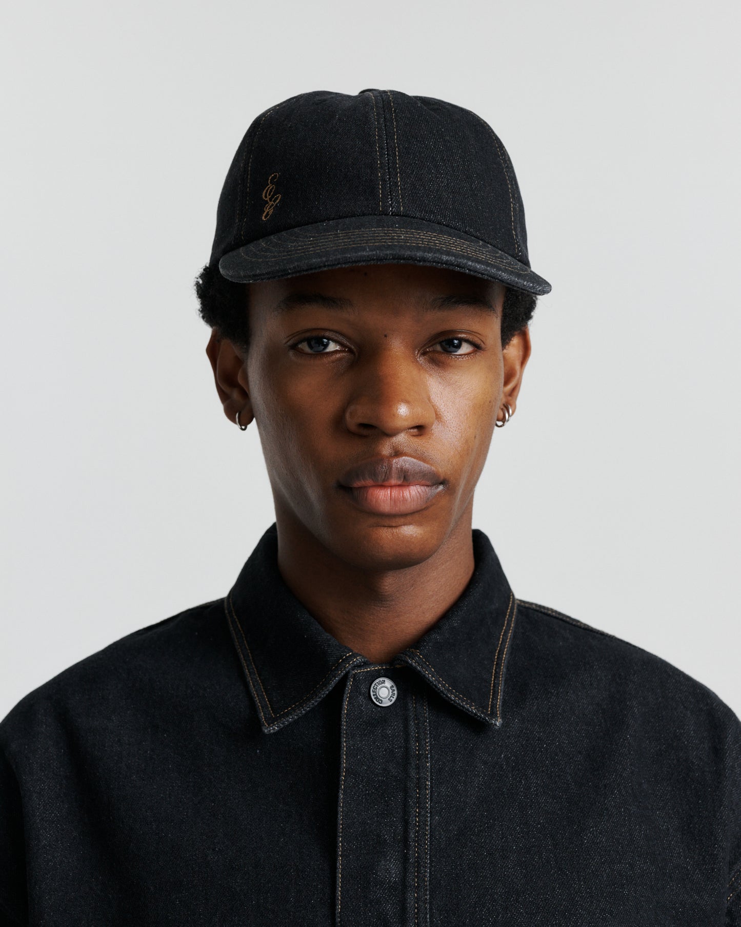 Twin Denim Cap - Raw