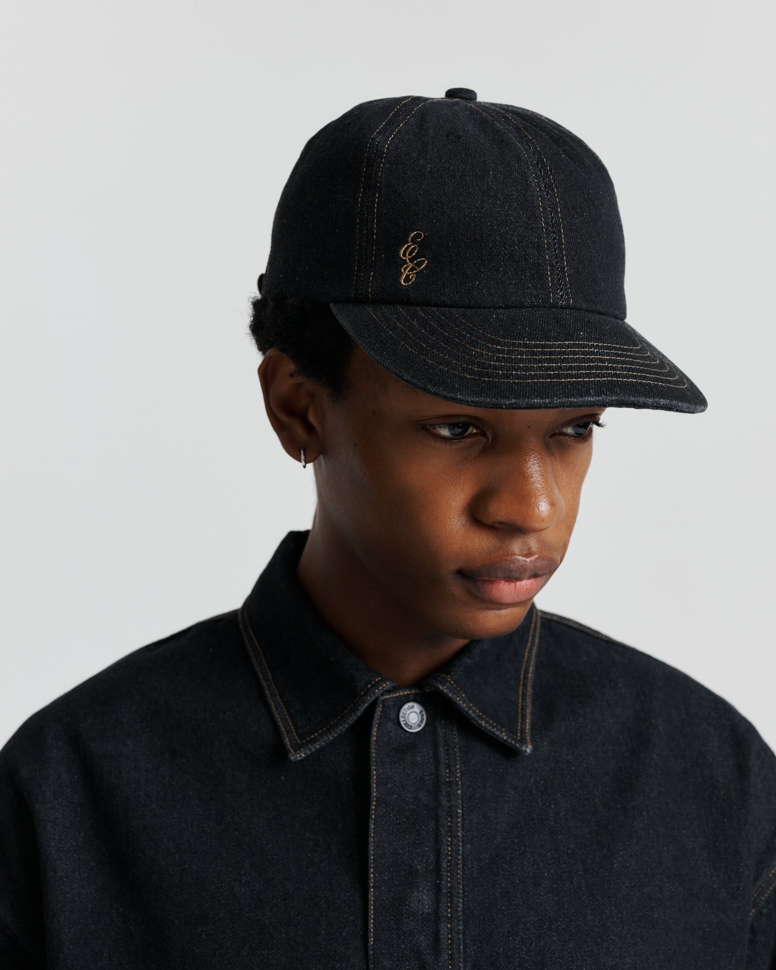 Twin Denim Cap - Raw