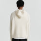 Mohair Knit Hood - Cream