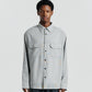 Flap Pocket Shirt - Grey