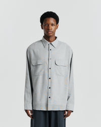 Flap Pocket Shirt - Grey