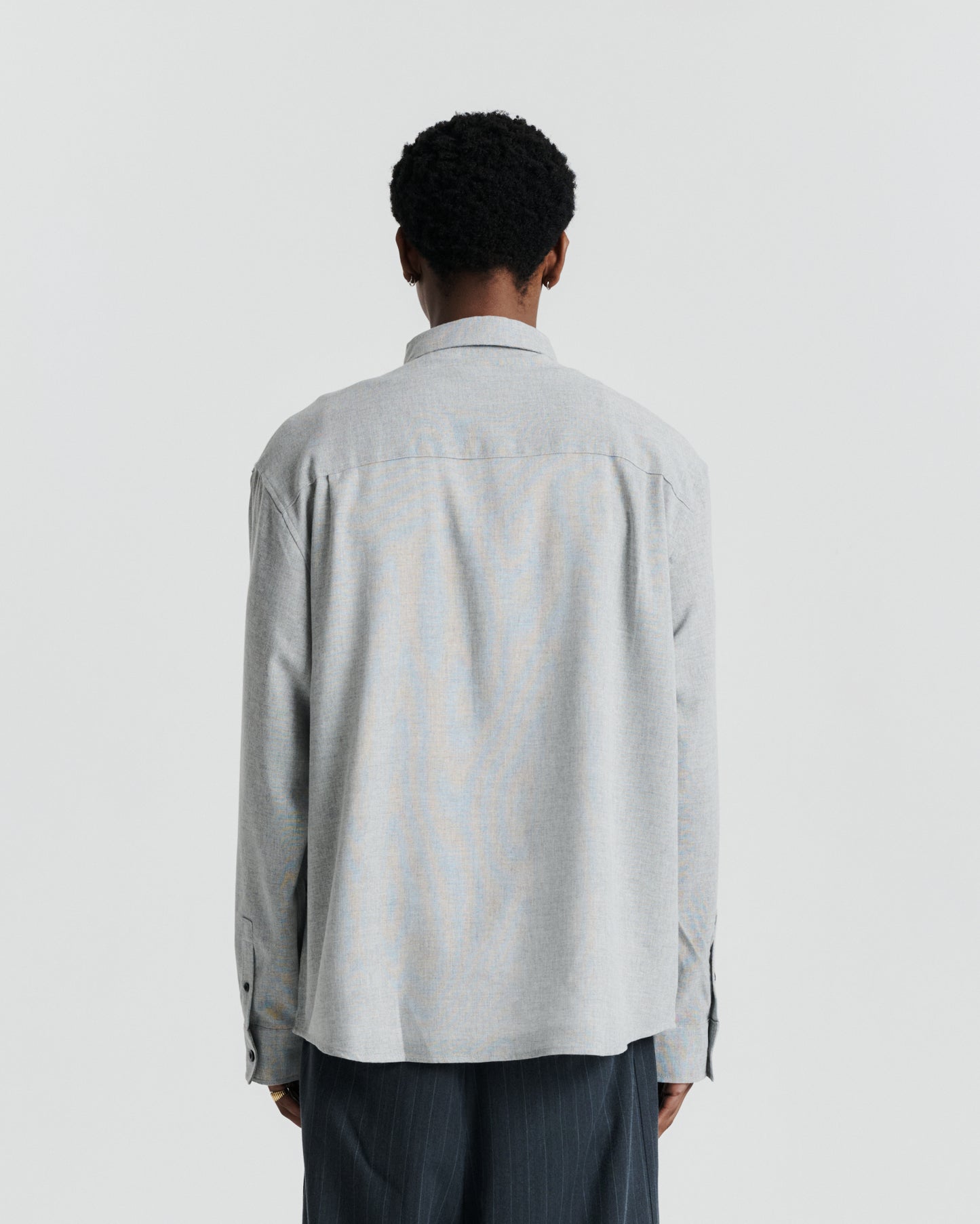 Flap Pocket Shirt - Grey