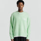 Mohair Knit Crew - Mint