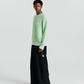 Mohair Knit Crew - Mint