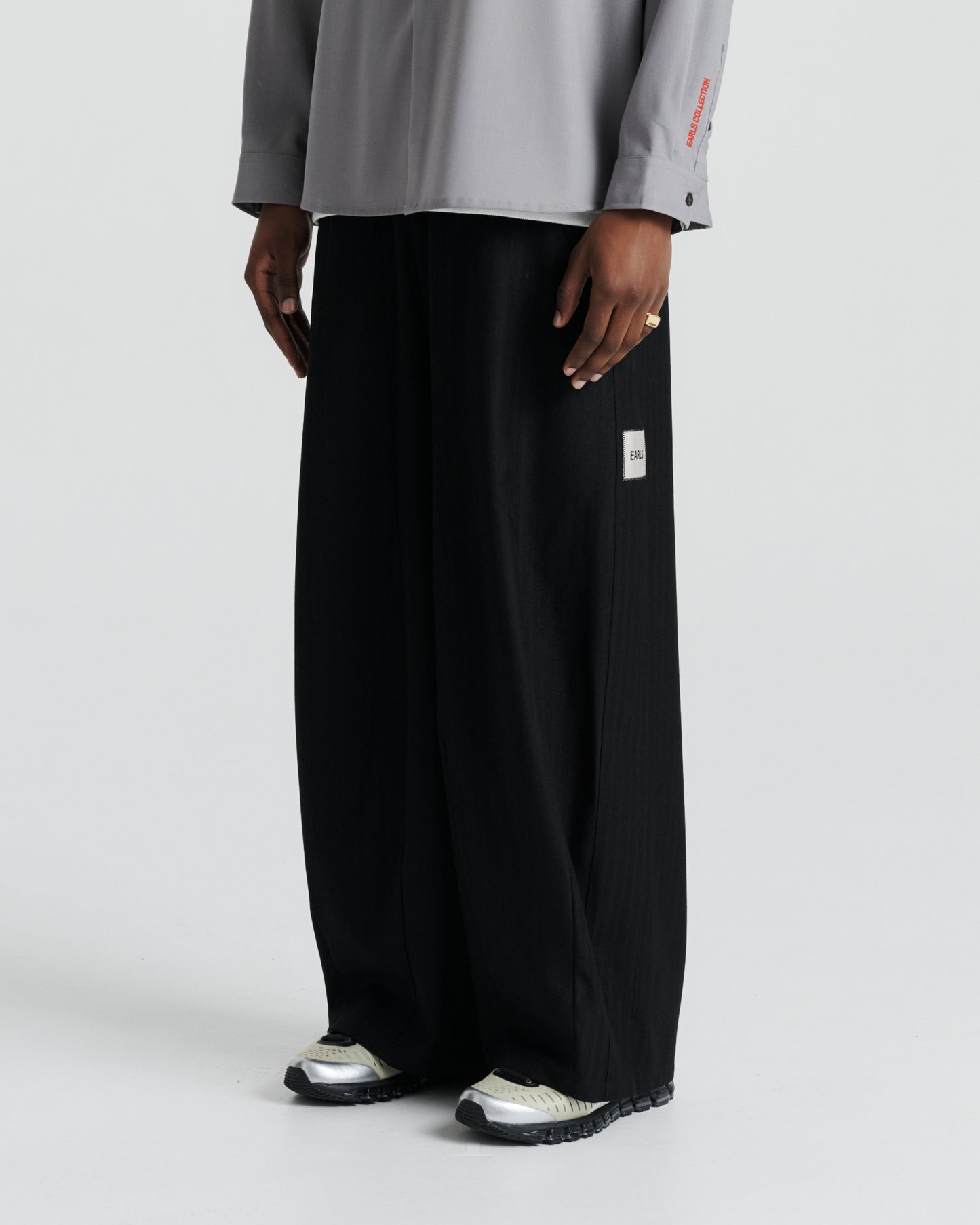 Relax Pant - Black Pinstripe
