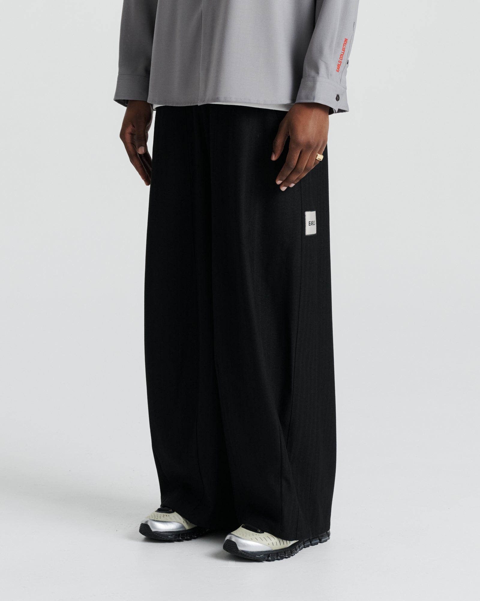 Relax Pant - Black Pinstripe