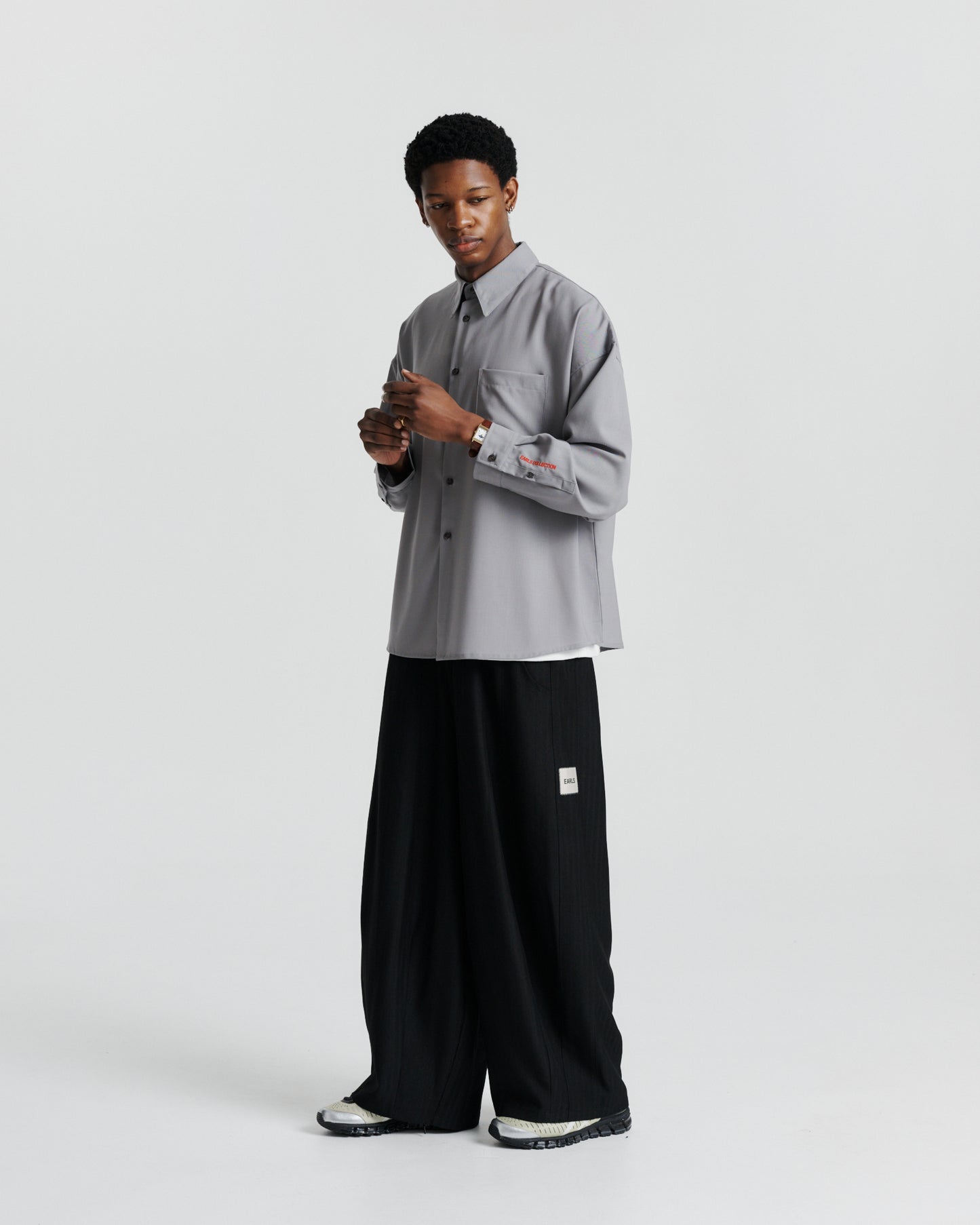 Relax Pant - Black Pinstripe