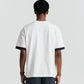 Patch Tee - Pristine/Navy