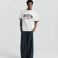 Patch Tee - Pristine/Navy