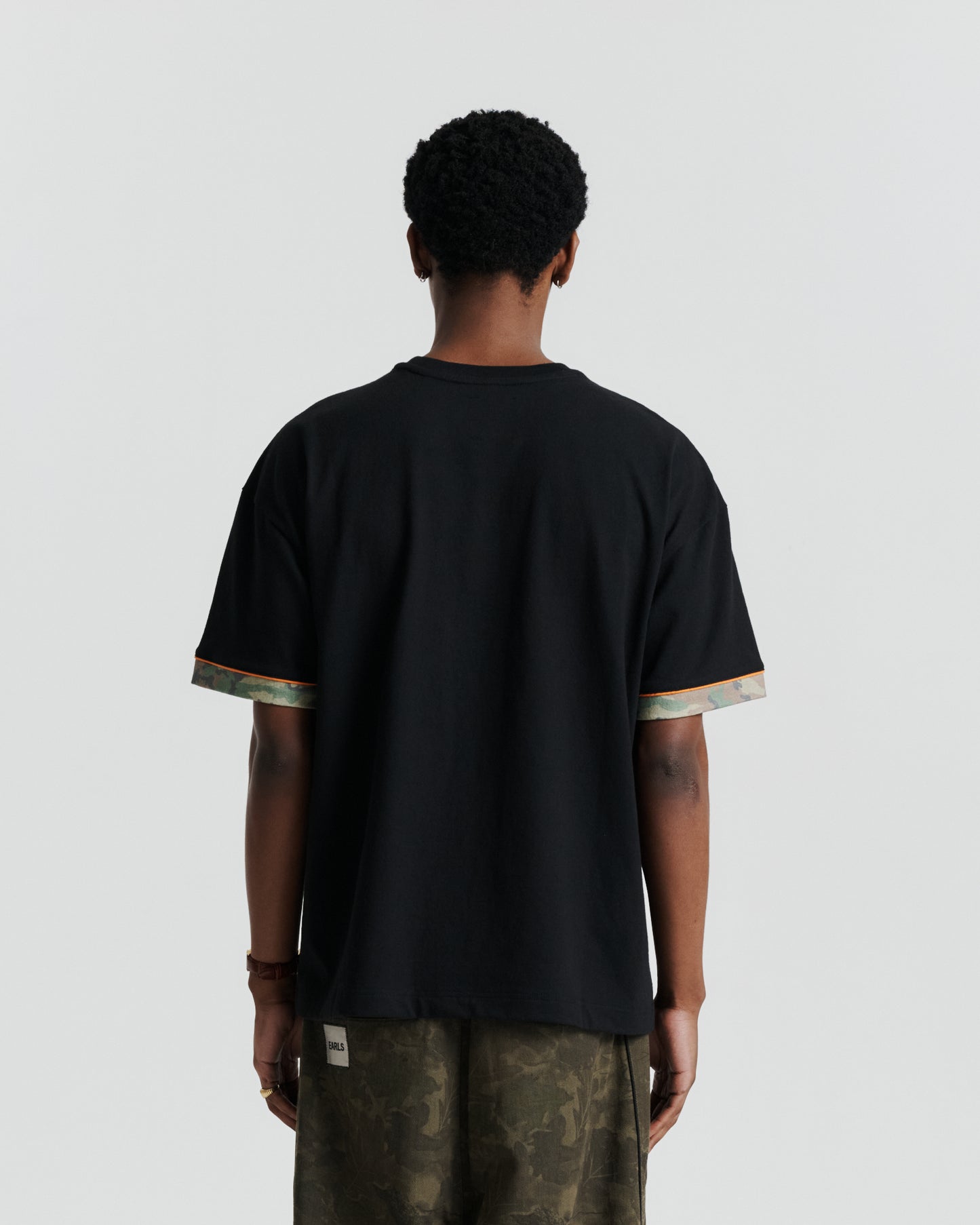 Patch Tee - Black/Camo