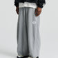 Piped Relax Pant - Grey Marle