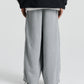 Piped Relax Pant - Grey Marle
