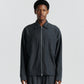 Zip Wool Shirt - Charcoal