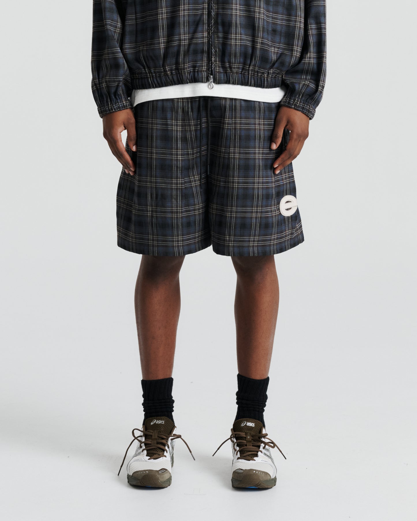Sport Track Short - Tartan Brown