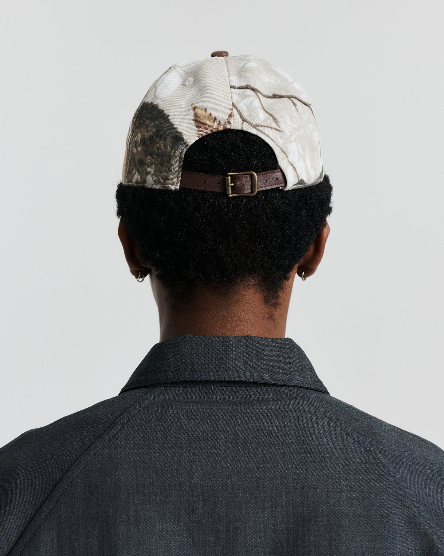 Leather Mono Cap - Light Leaf