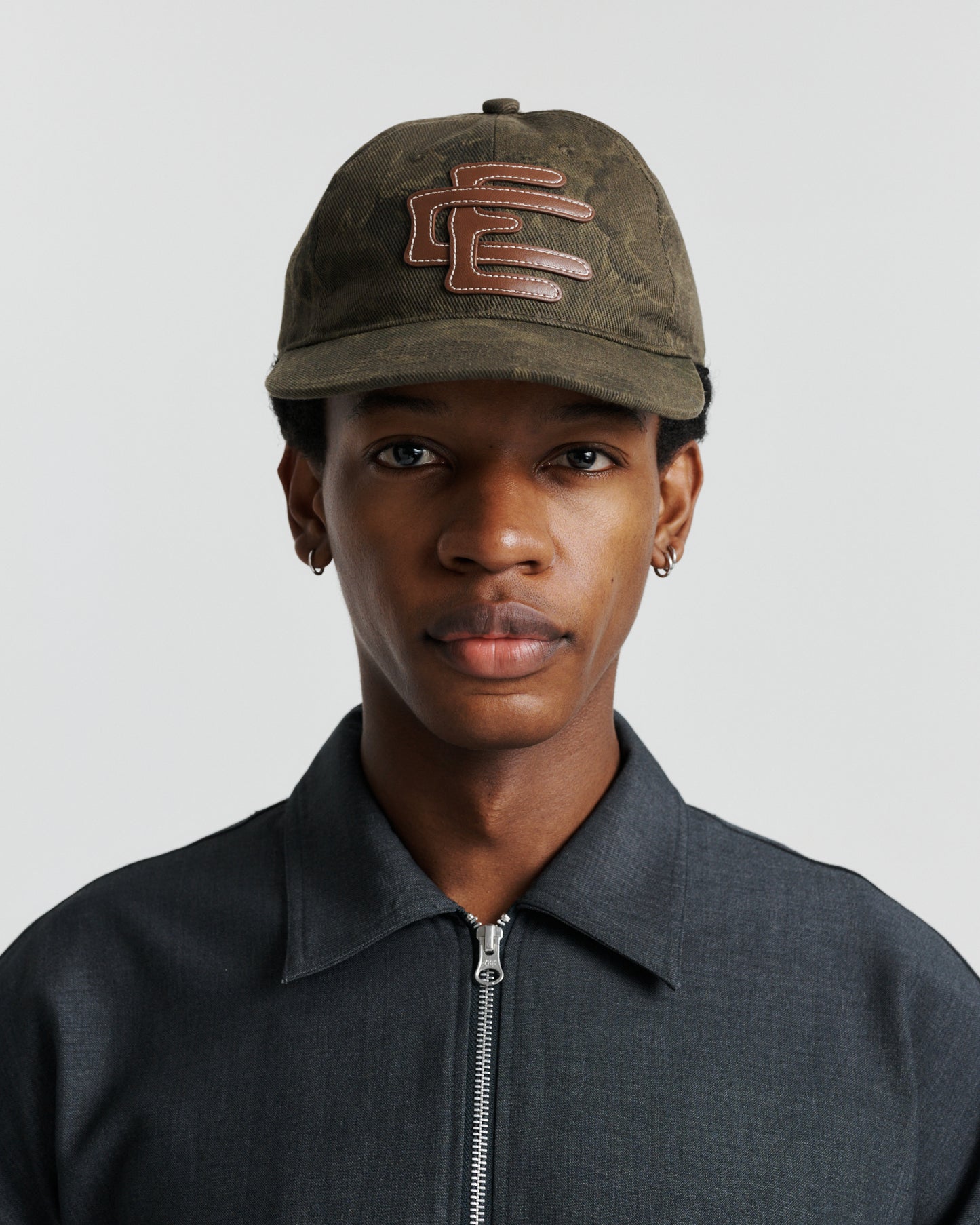 Leather Mono Cap - Hunter