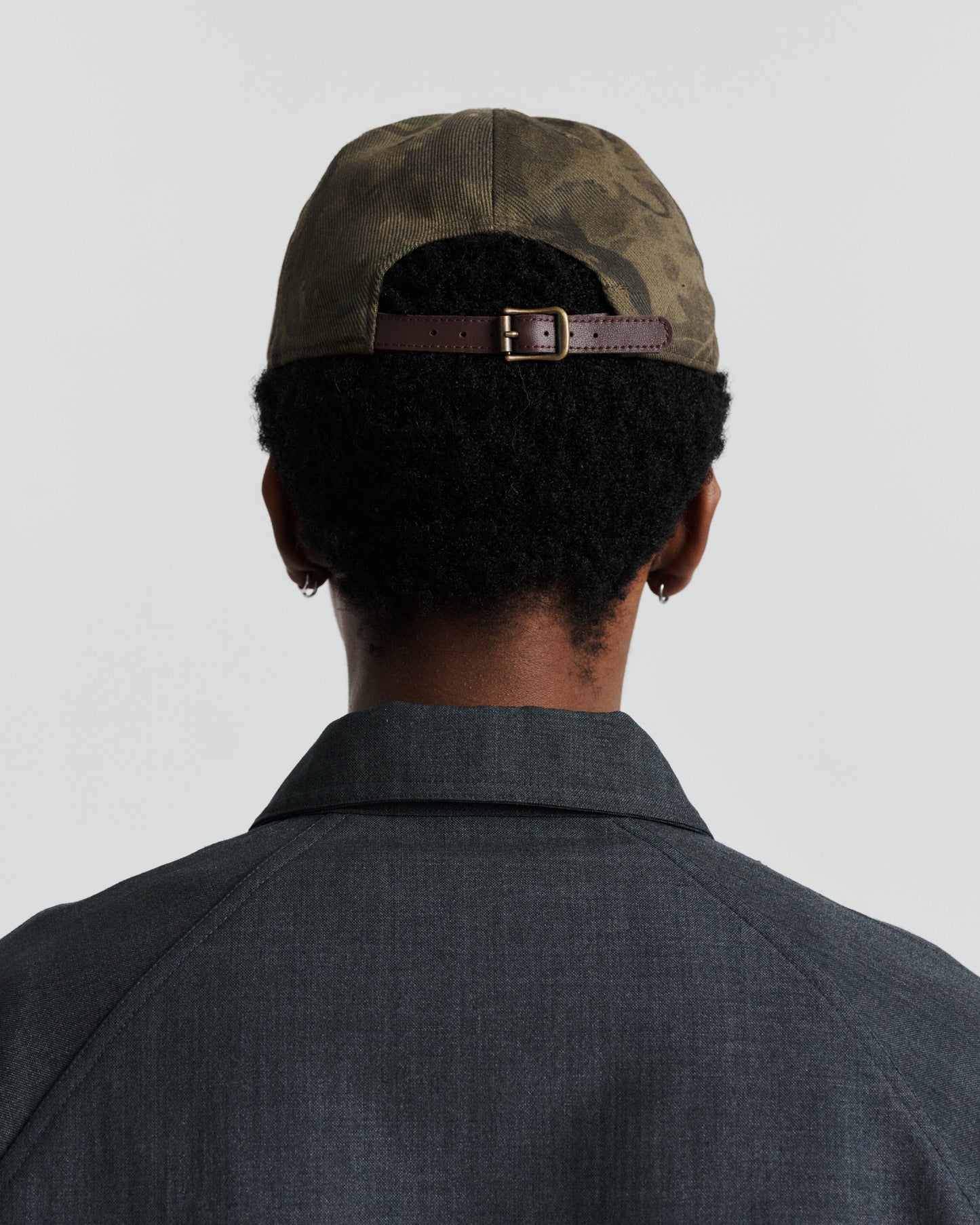 Leather Mono Cap - Hunter