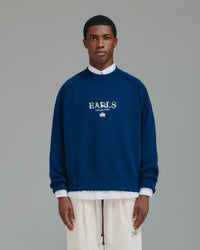 Distressed Crown Knit - Navy