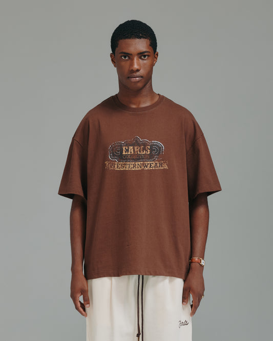 Westernwear Tee - Brown
