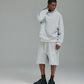 Thick Stitch Short - Grey/White