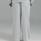 Thick Stitch Pant - Grey