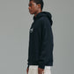 Thick Stitch Hood - Black/White