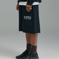 Thick Stitch Short - Black/White
