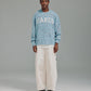 Oma Intarsia Knit - Blue