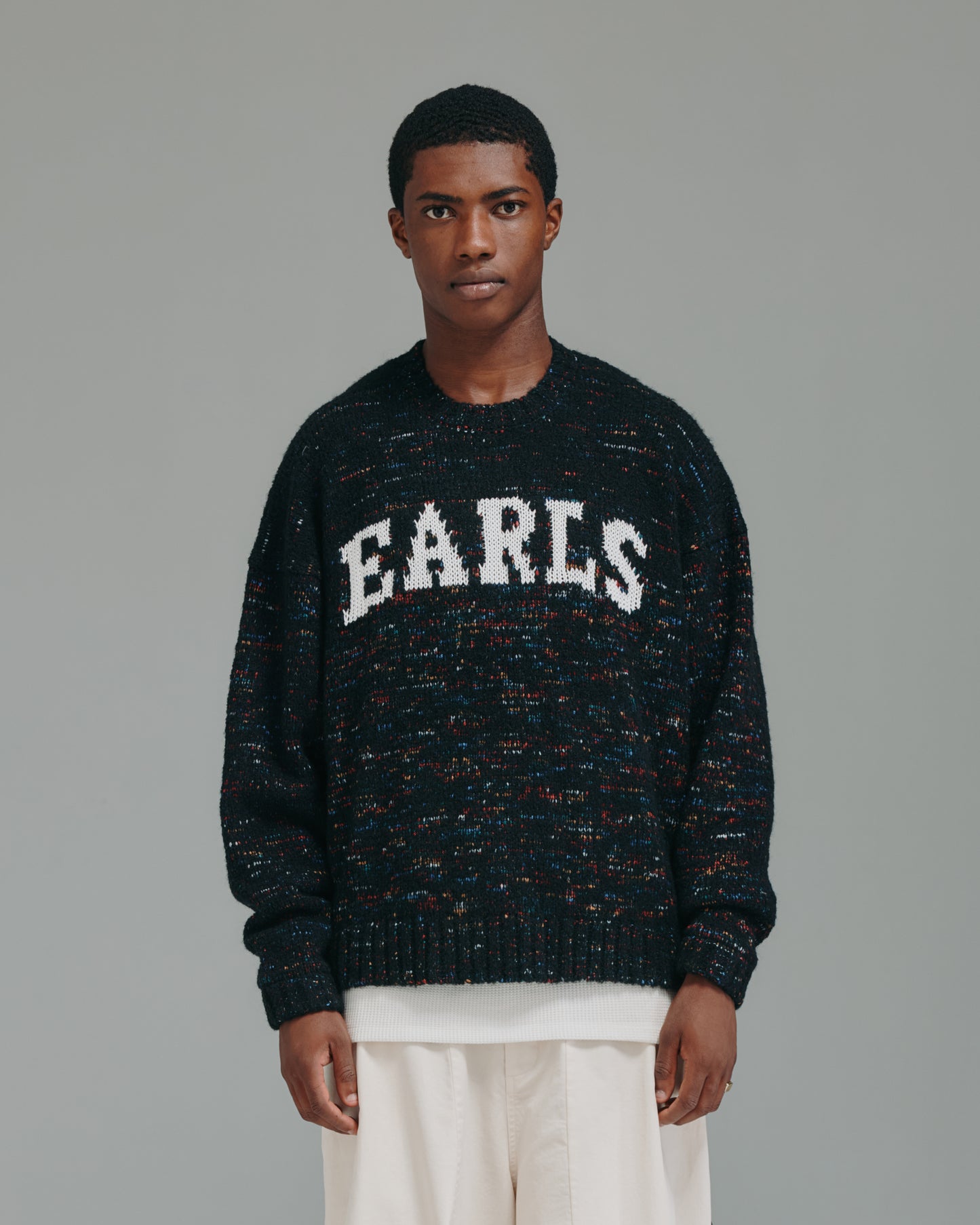 Oma Intarsia Knit - Black