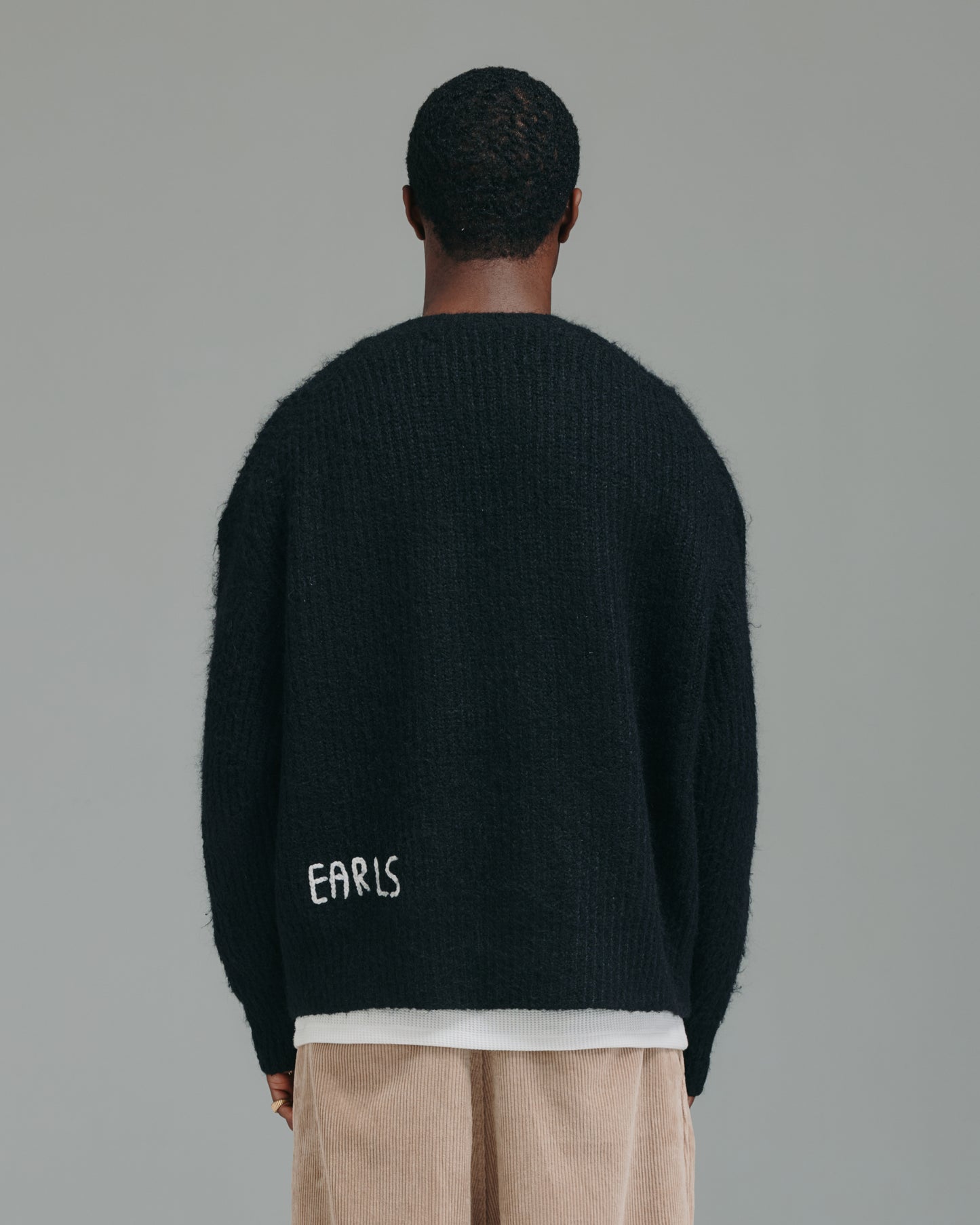 Solid Mohair Knit - Black