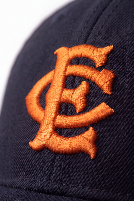 Monogram Cap - Navy