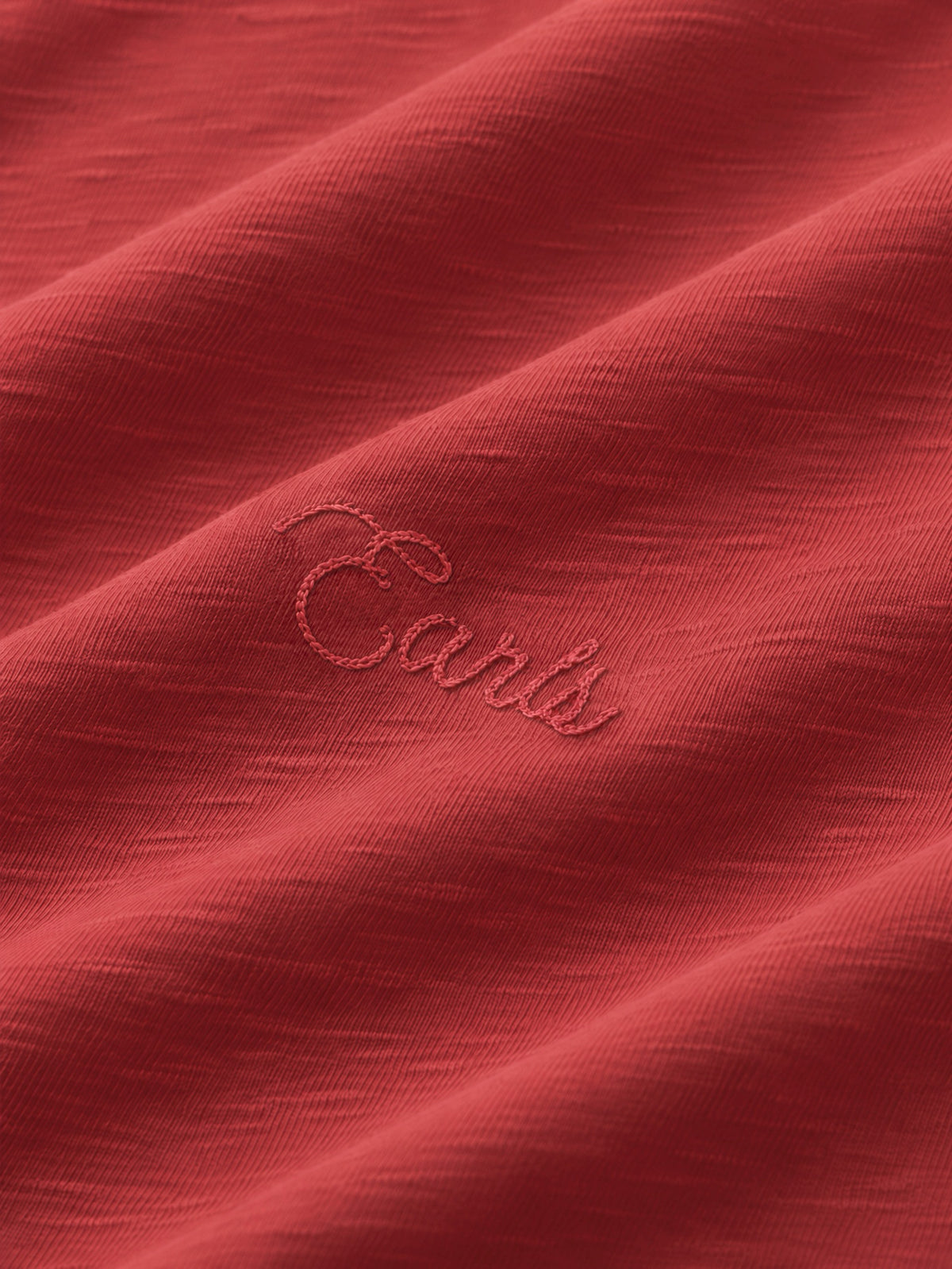 Slub Jersey Tee - Old Red