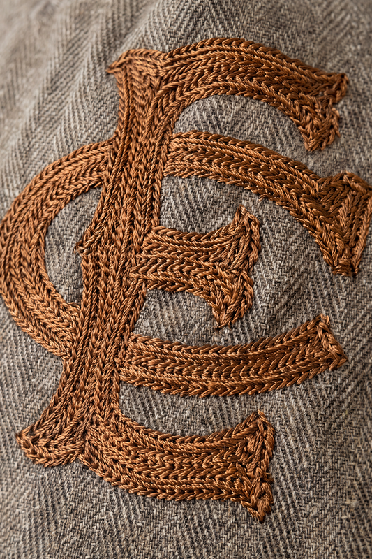 Stamp Cap - Brown/Blue