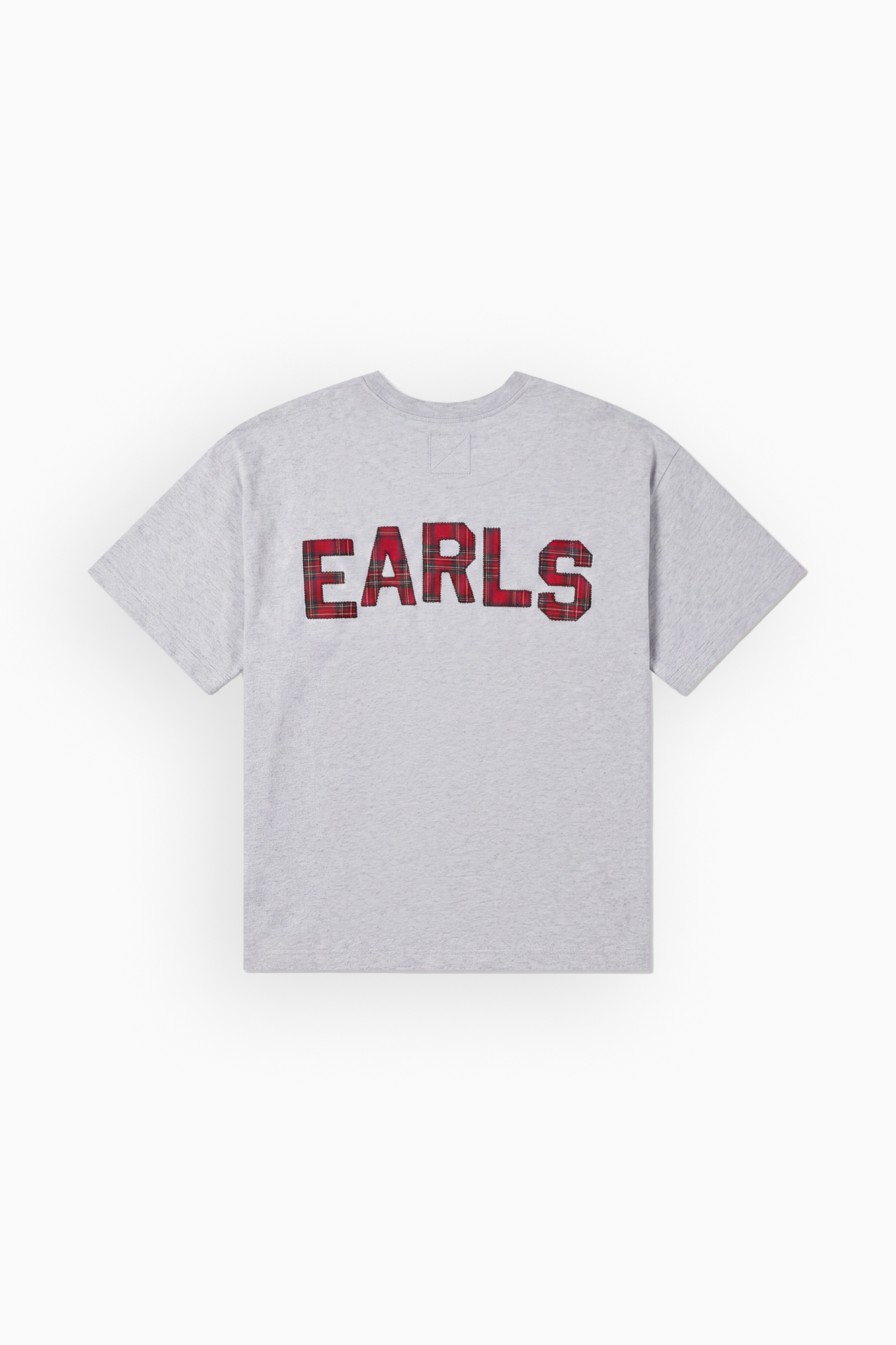 Tartan Tee - Grey Marle