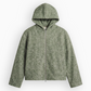 Moss Zip Hood - Green