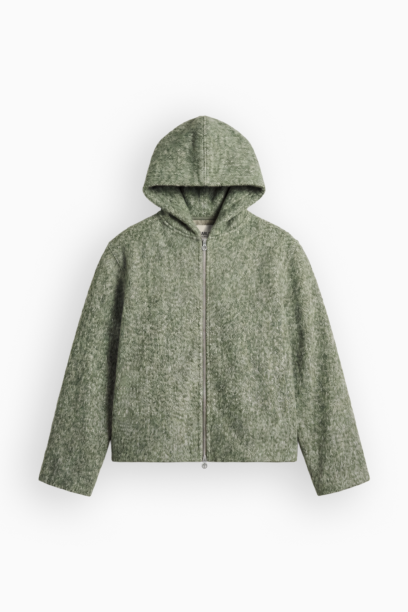 Moss Zip Hood - Green