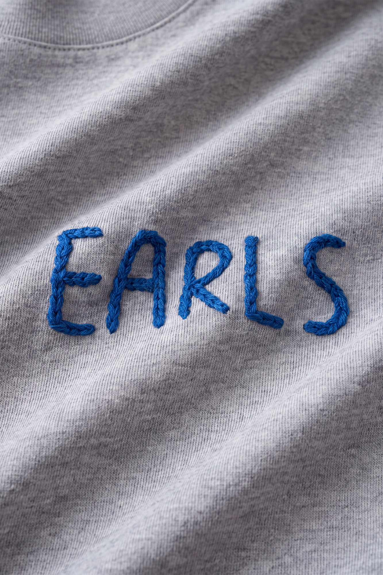 Capital Stitch Tee - Grey Marle