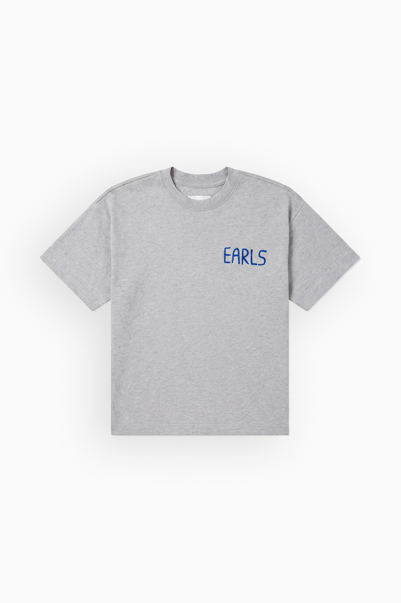 Capital Stitch Tee - Grey Marle