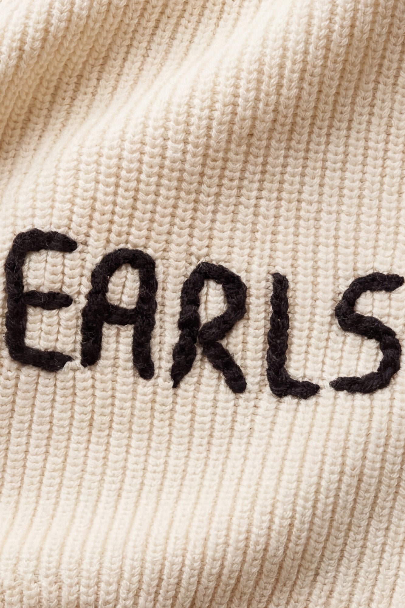 Solid Knit Polo - Cream