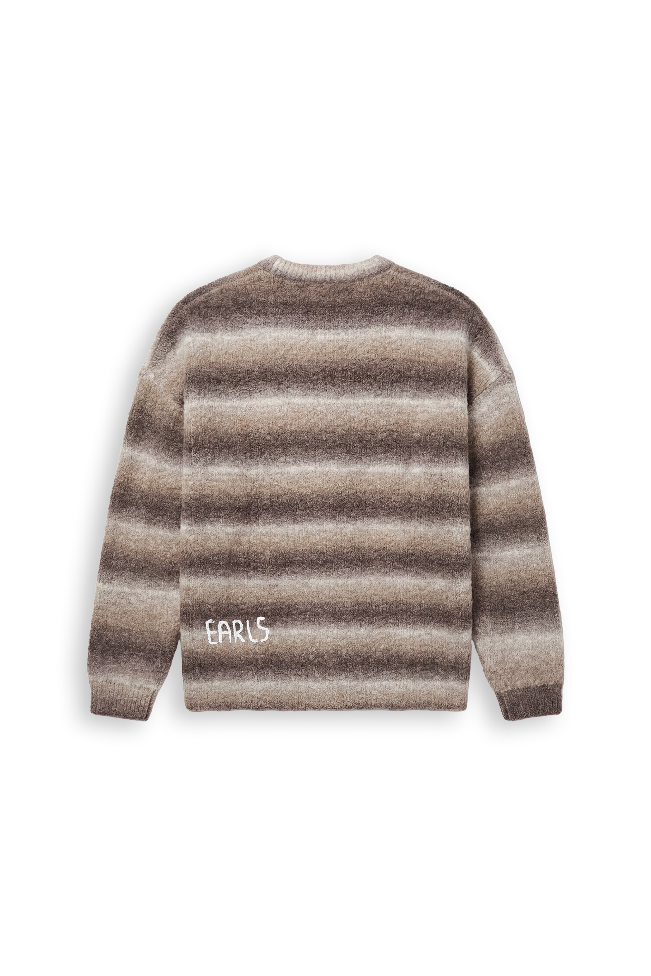 Ombre Knit Crew - Brown