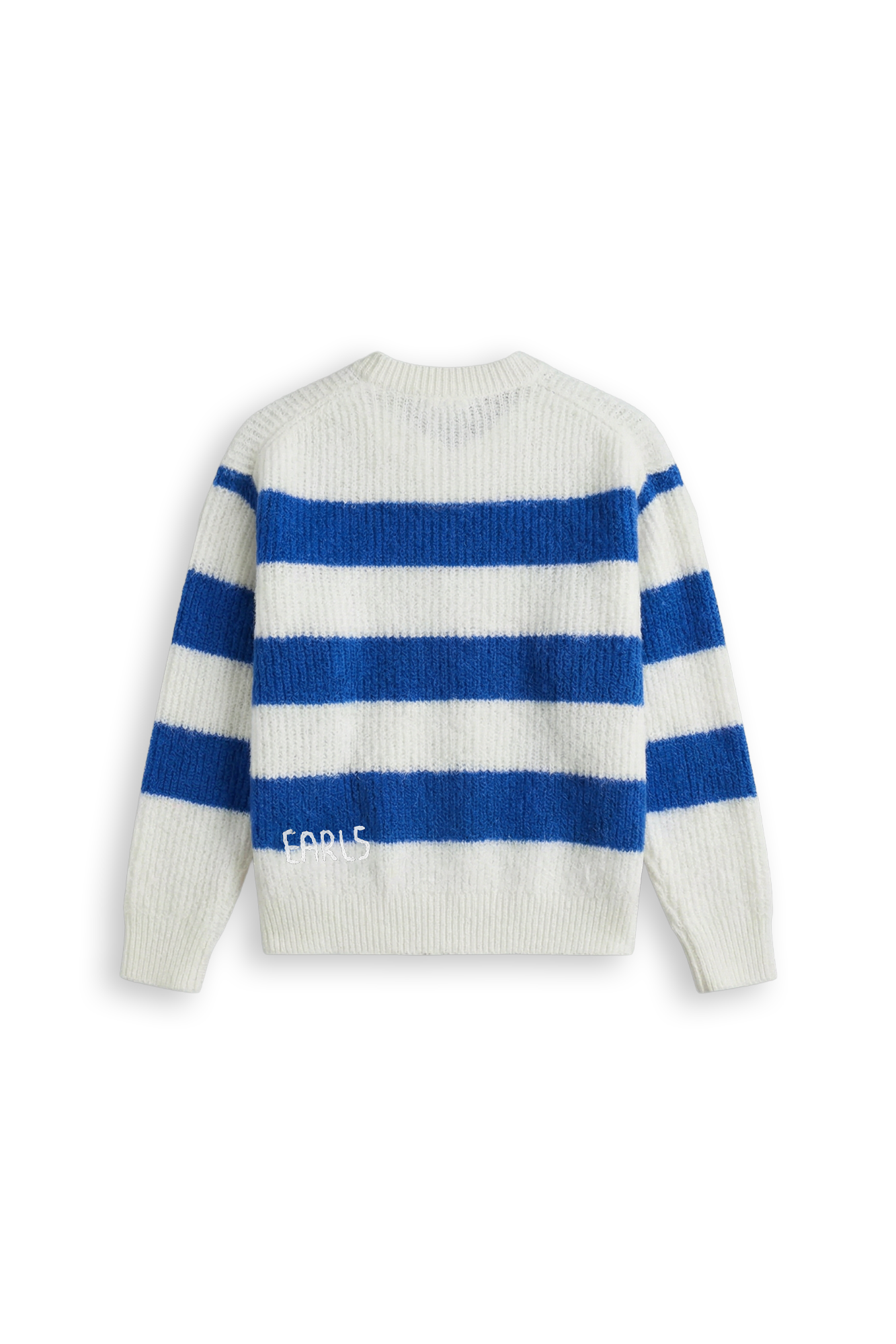Stripe Mohair Knit - Off White/Blue