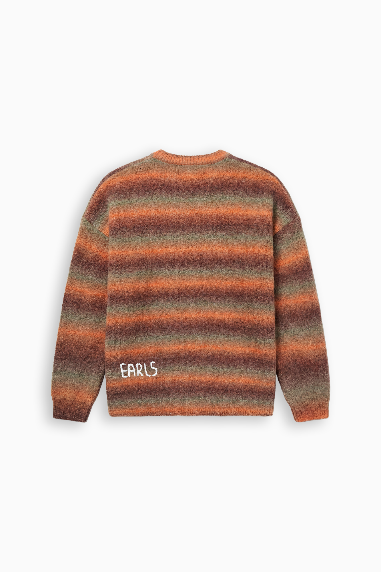 Ombre Knit Crew - Orange