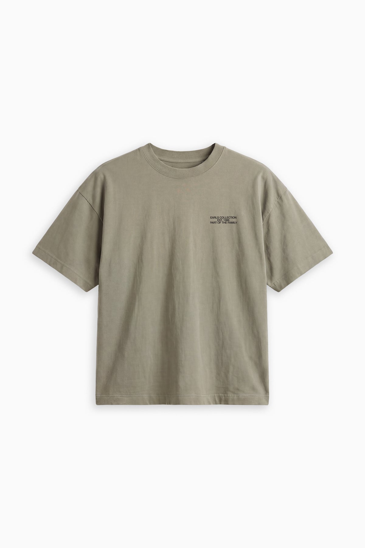 Inverted Tee - Khaki Overdye