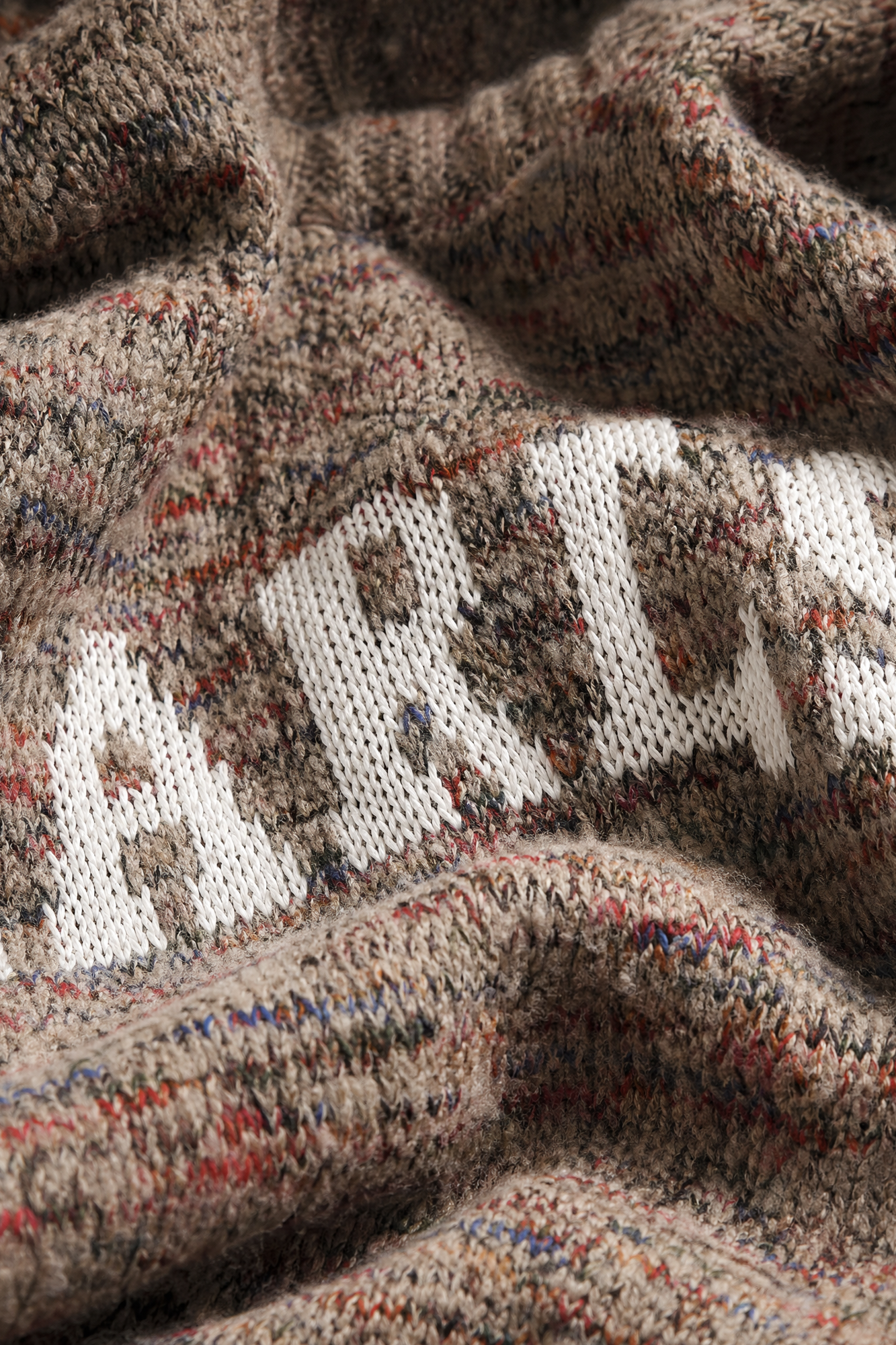 Oma Intarsia Knit - Oat