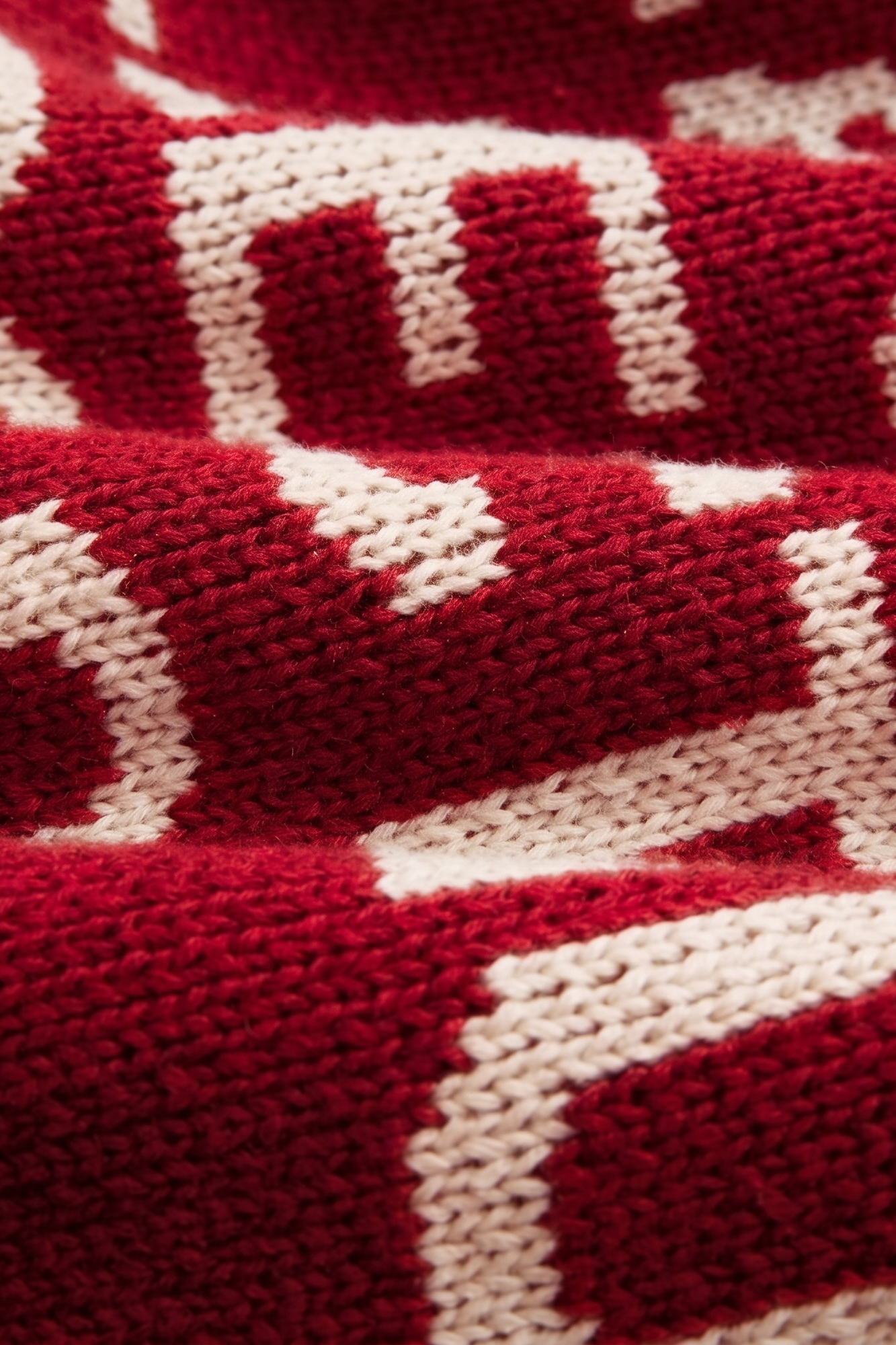 Association Knit - Brick/Cream