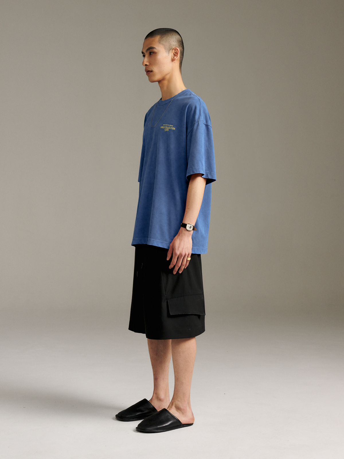 Archive Athletic Tee - Washed Navy