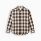 Ombre Check Shirt - Brown/Teal