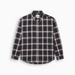 Ombre Check Shirt - Navy