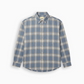 Ombre Check Shirt - Stone Blue